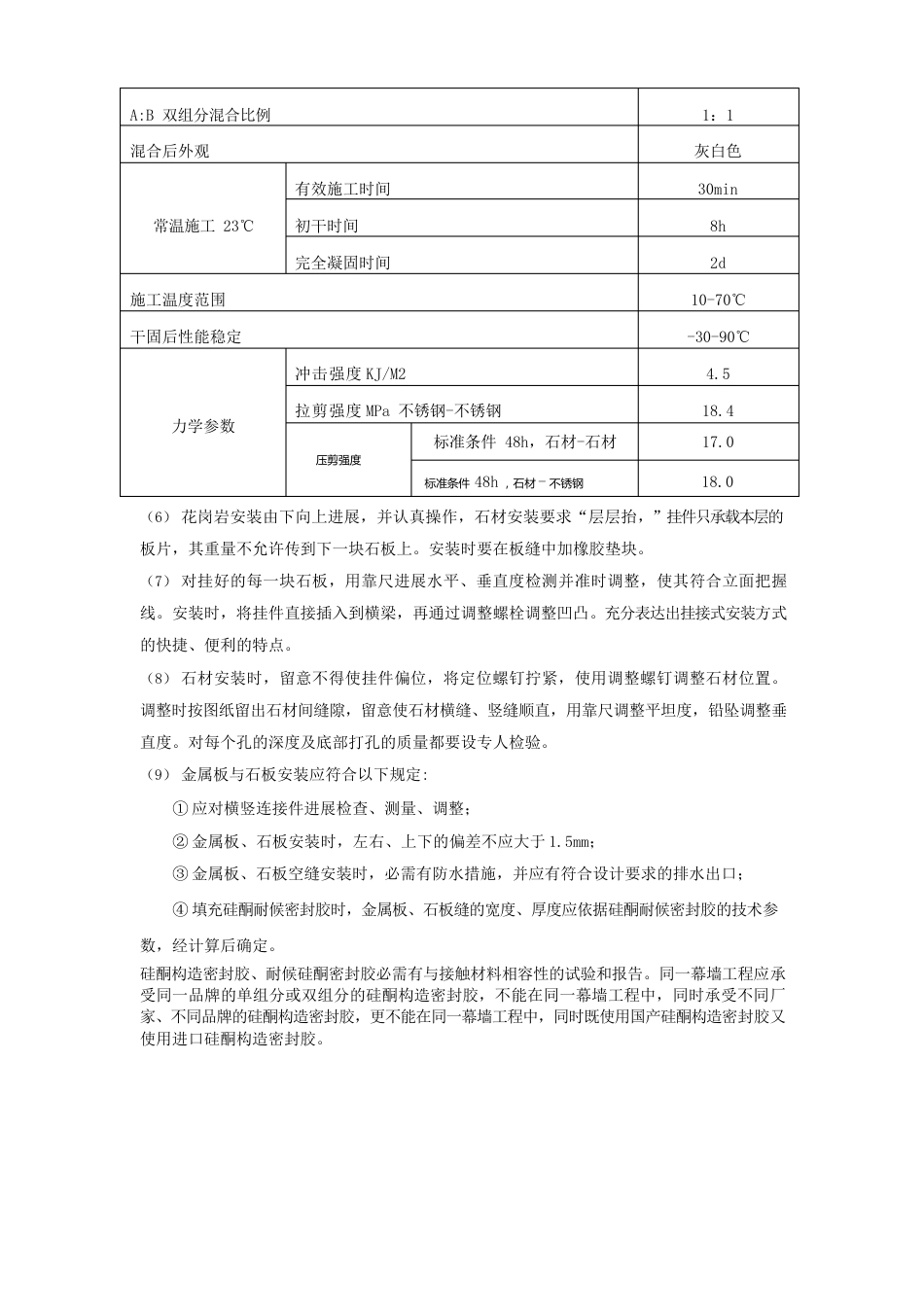 石材幕墙技术交底内容_第3页