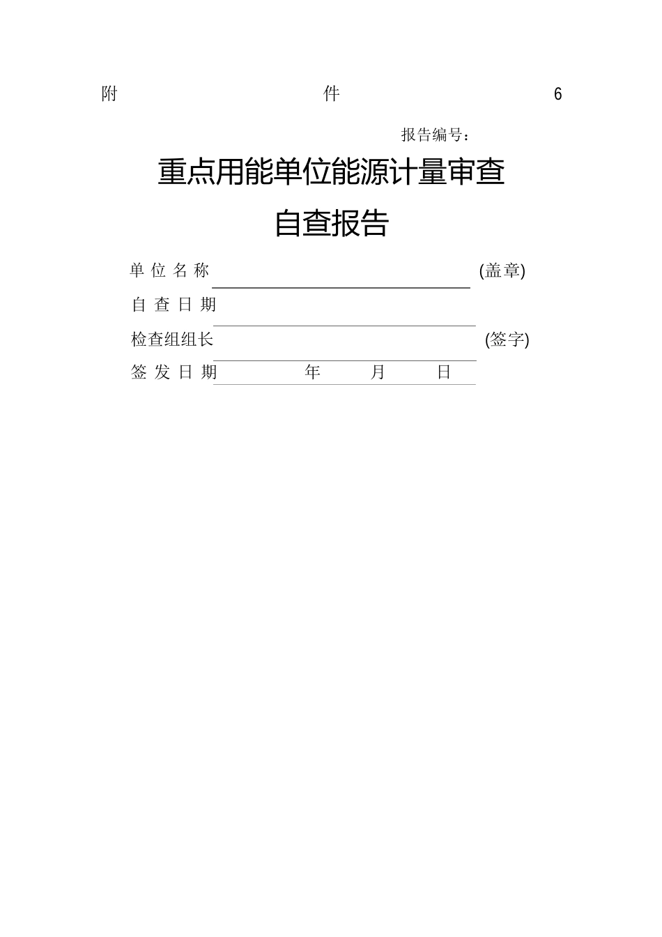 重点用能单位能源计量审查自查报告_第1页