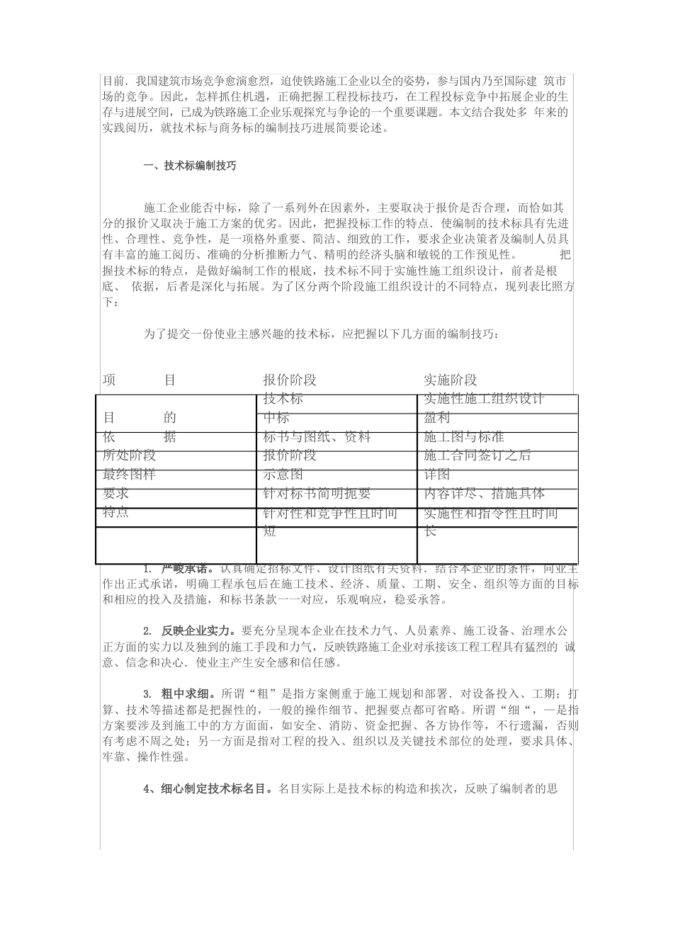 投标文件编制速成_第1页