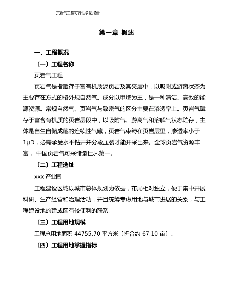 页岩气项目可行性研究报告_第2页