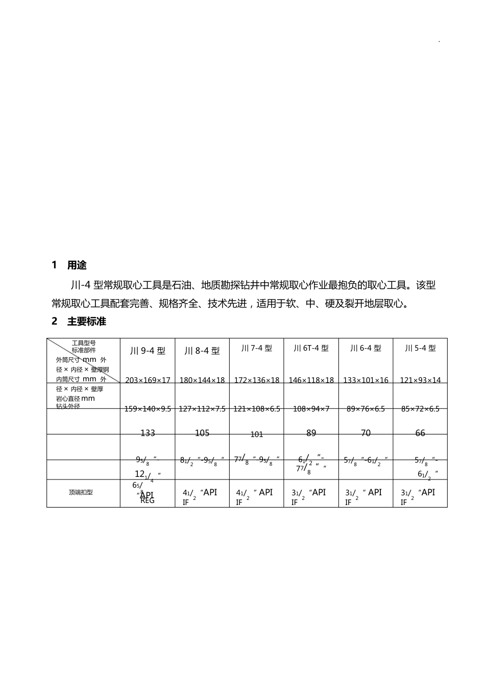 川4型常规取心工具使用使用说明_第3页