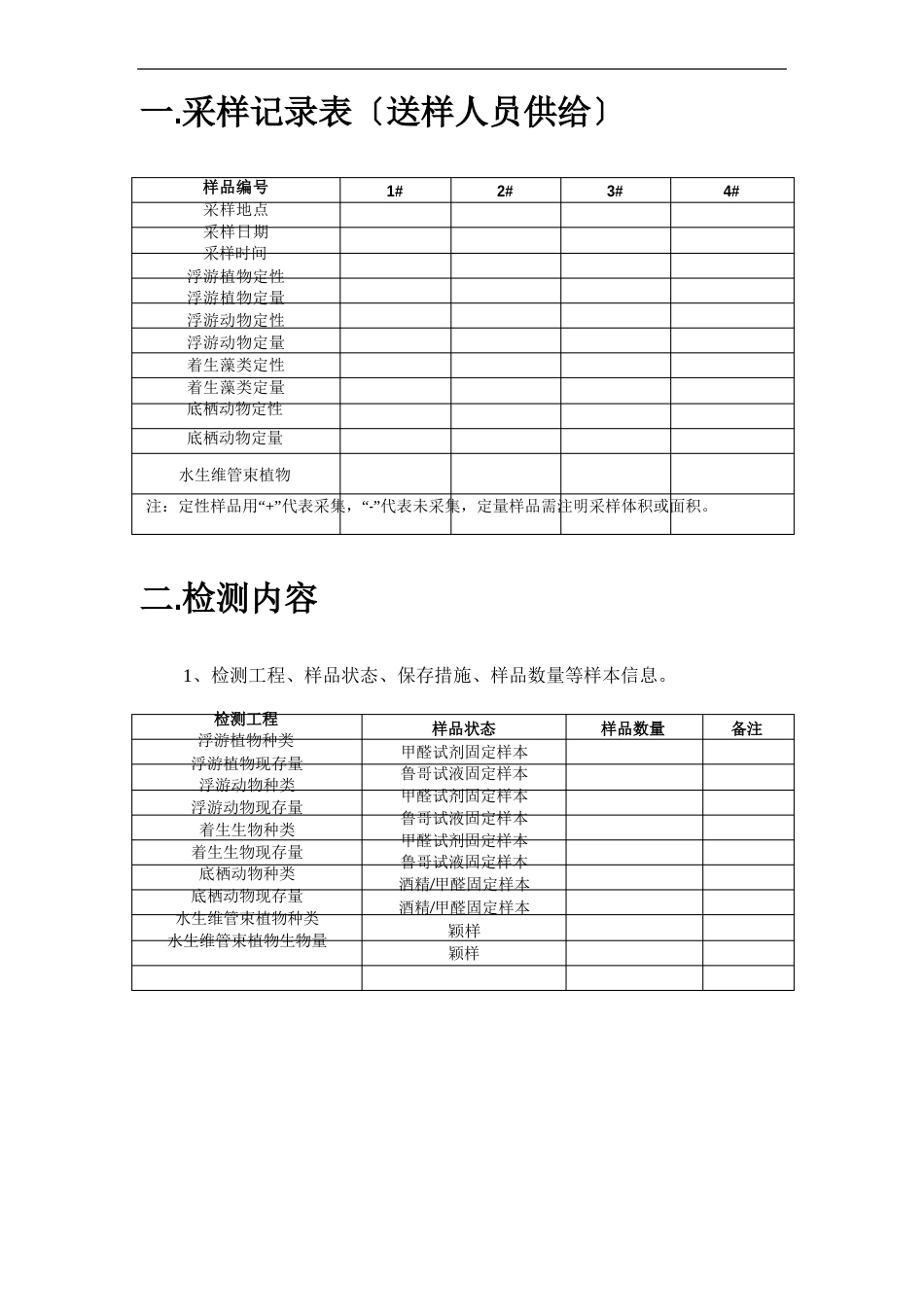 水生生物标本检测报告_第3页