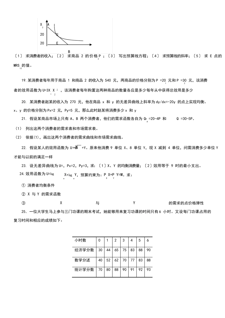 微观经济学试题及答案及详解_第3页