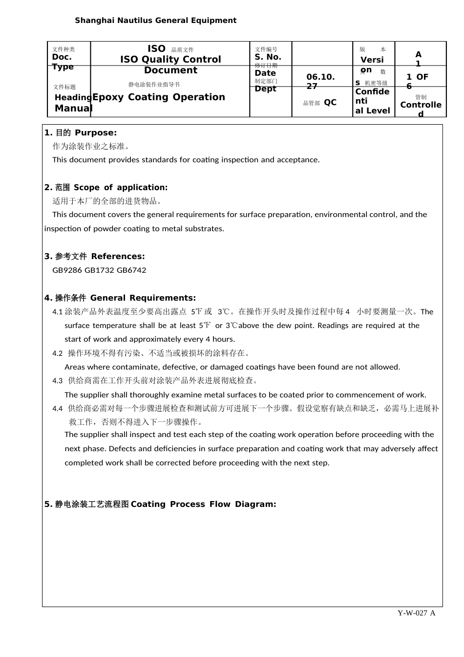 静电涂装作业指导书_第1页