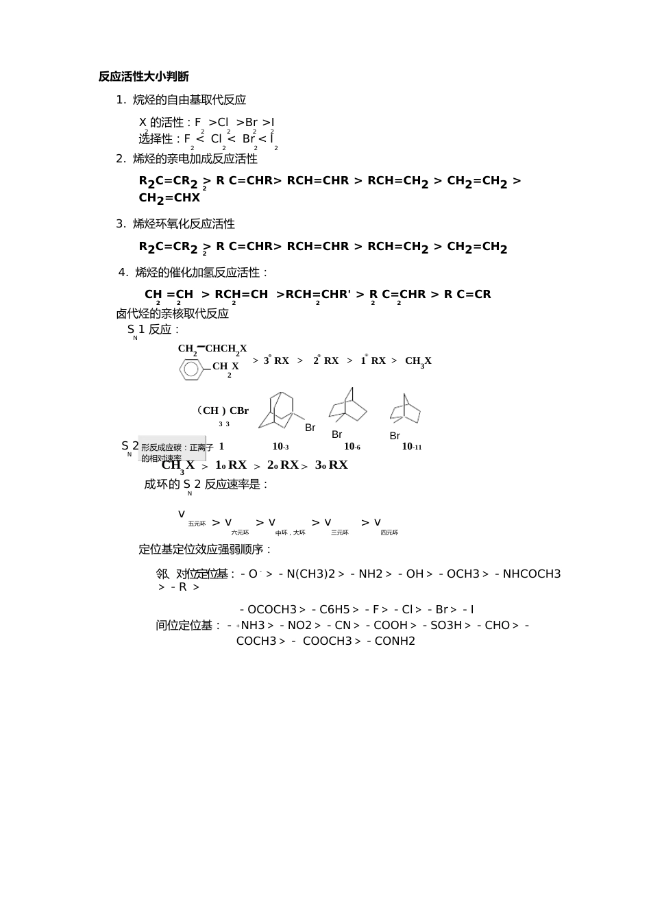 大学有机化学复习重点总结_第1页
