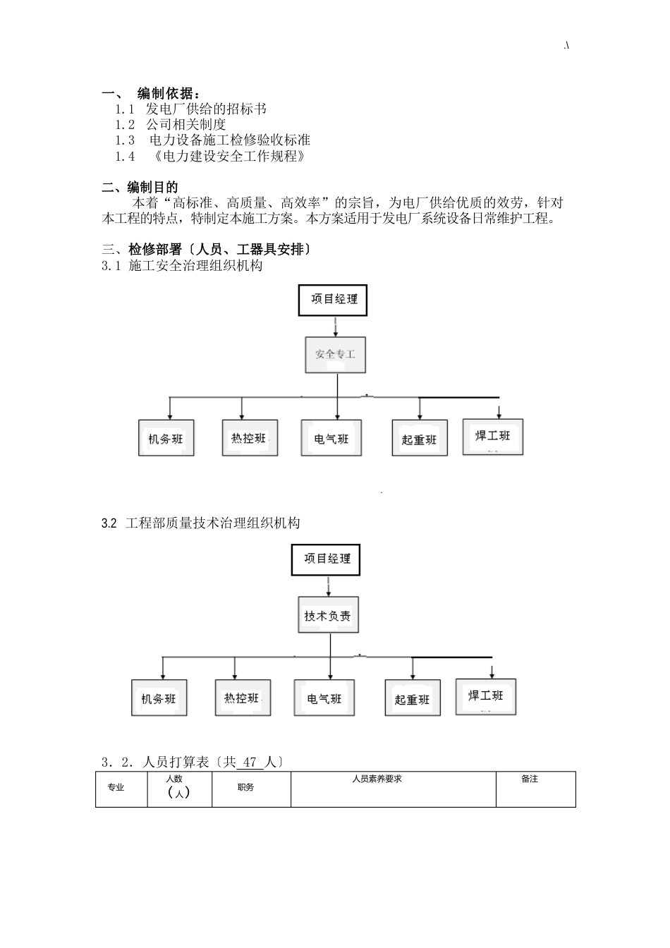 电厂维护保养检修计划实施资料_第2页