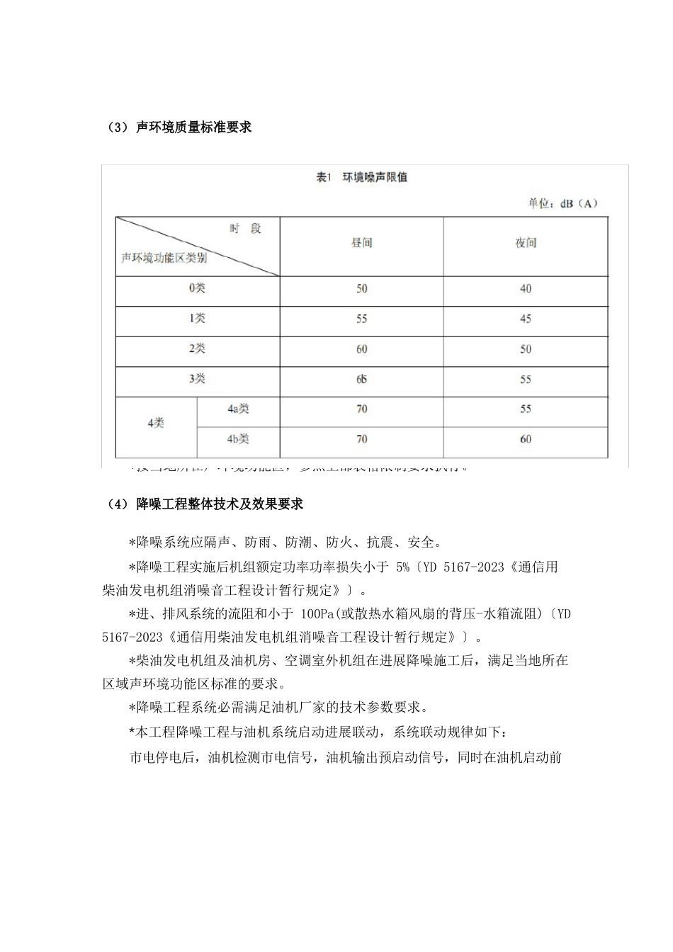 柴油发电机组、油机房降噪、环境类降噪工程技术规范书_第3页