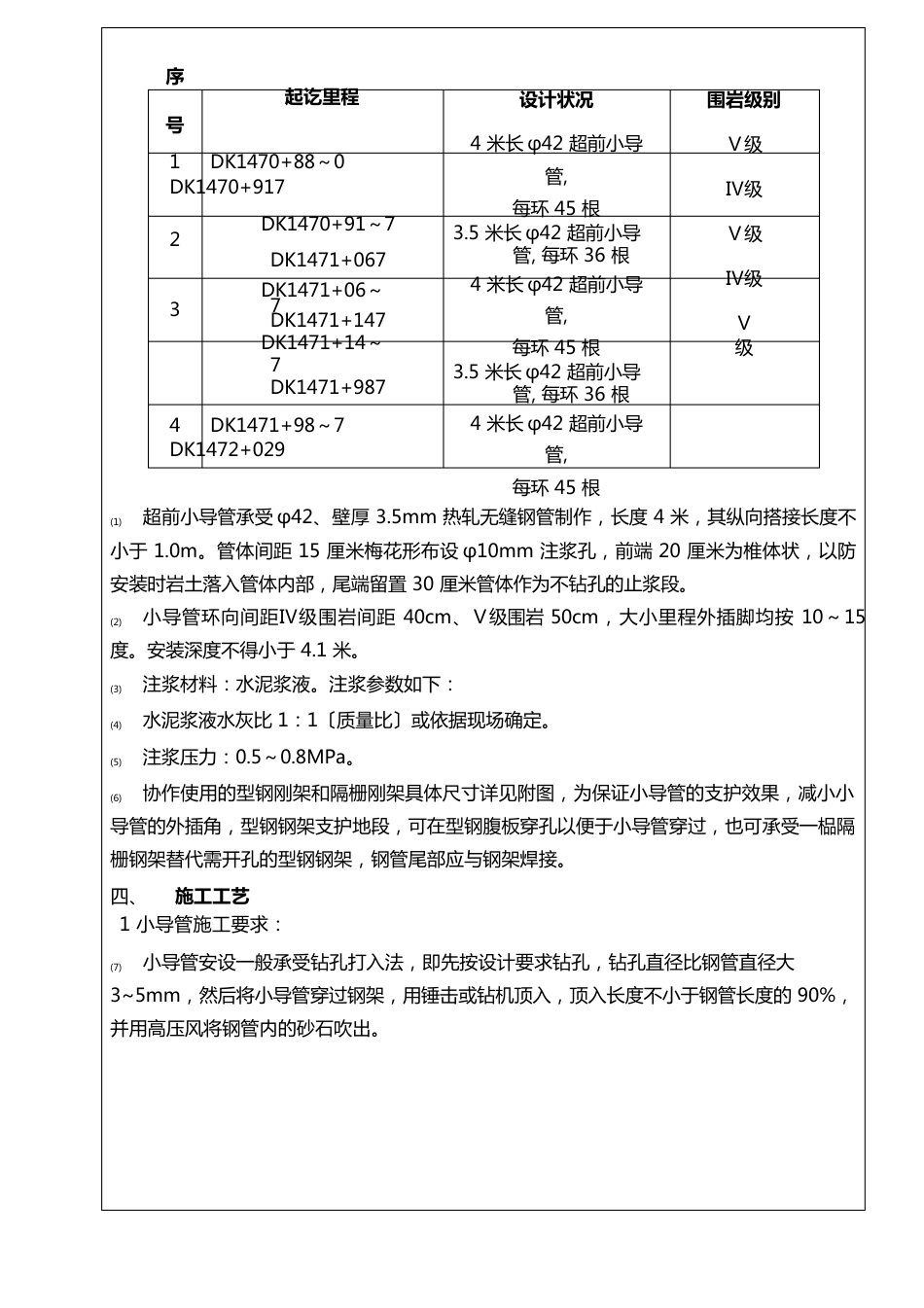 超前小道管施工技术交底_第2页