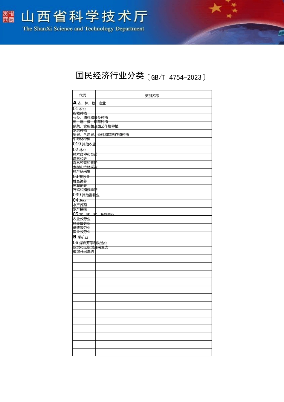 国民经济行业分类_第1页