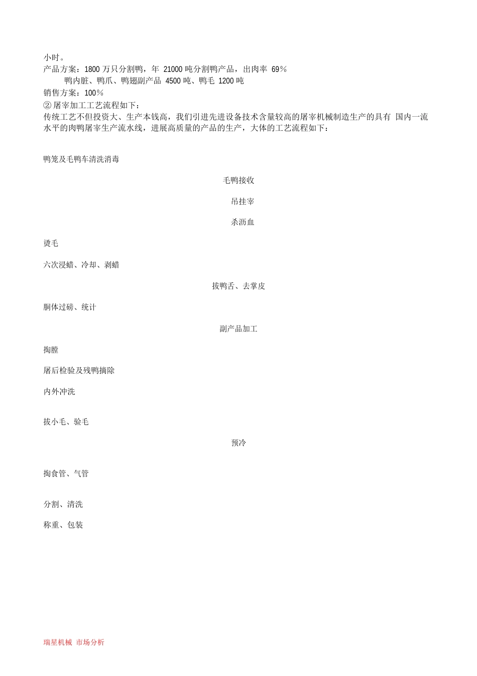 最新肉鸭屠宰加工的可行性研究报告_第2页