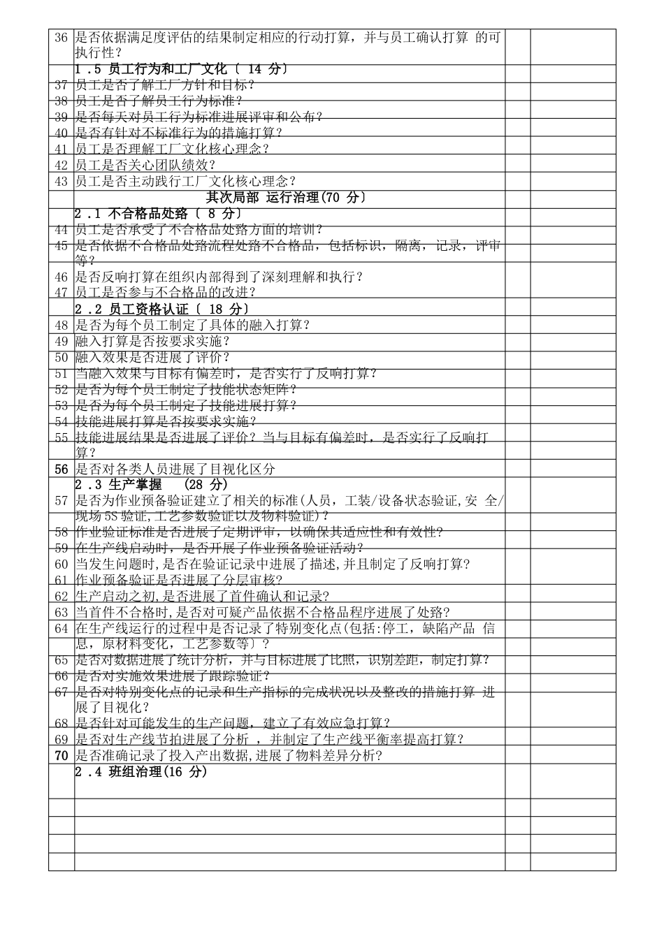 标准化工厂评审表_第2页