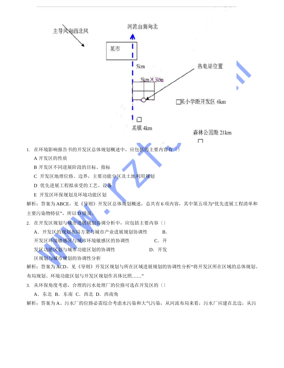 历年环评案例分析讲解_第2页