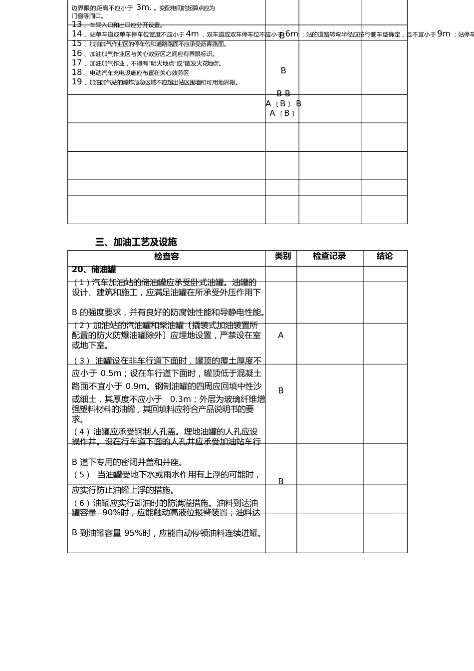 加油站安全检查表格_第3页