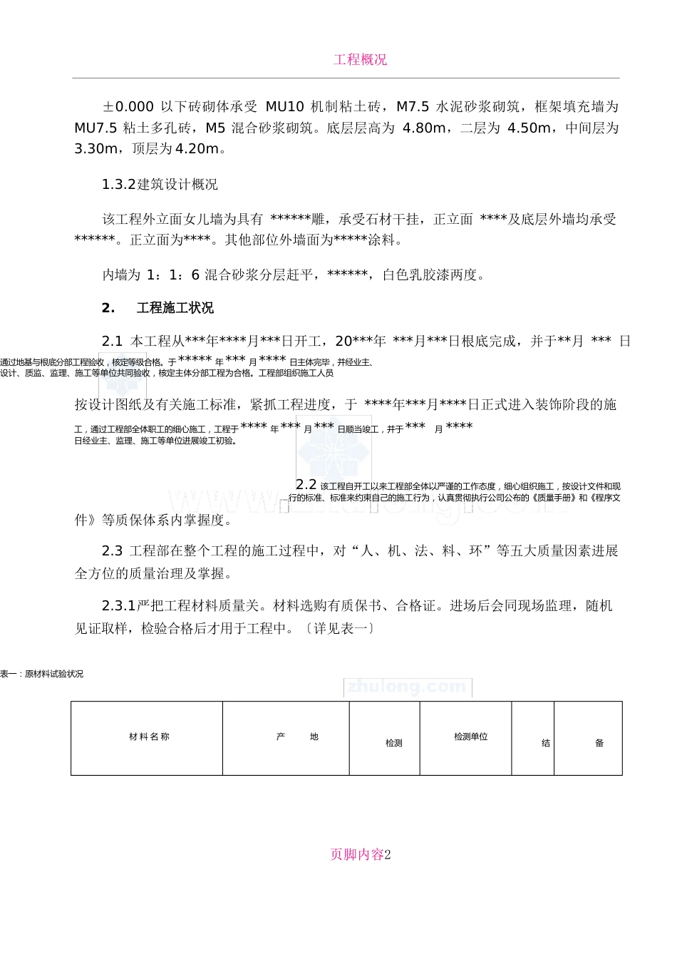 住宅楼工程竣工总结报告_第3页