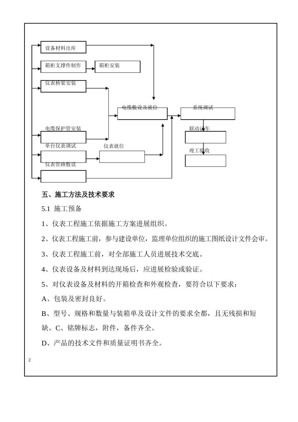 仪表安装施工技术交底_第2页