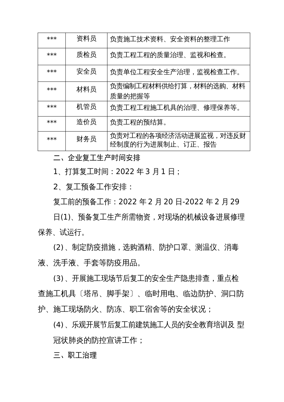 施工单位复工生产实施方案_第2页