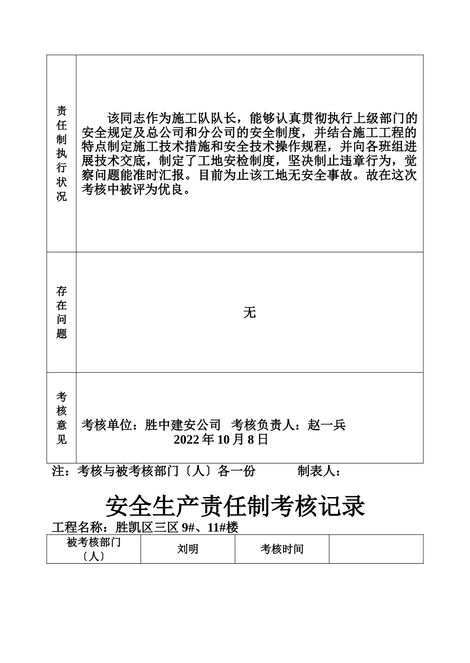 各级各部门及管理人员安全生产考核办法_第3页