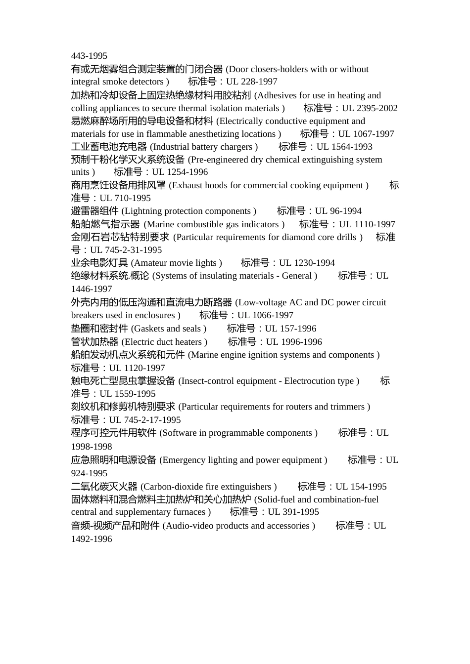 UL标准文件号查询_第2页