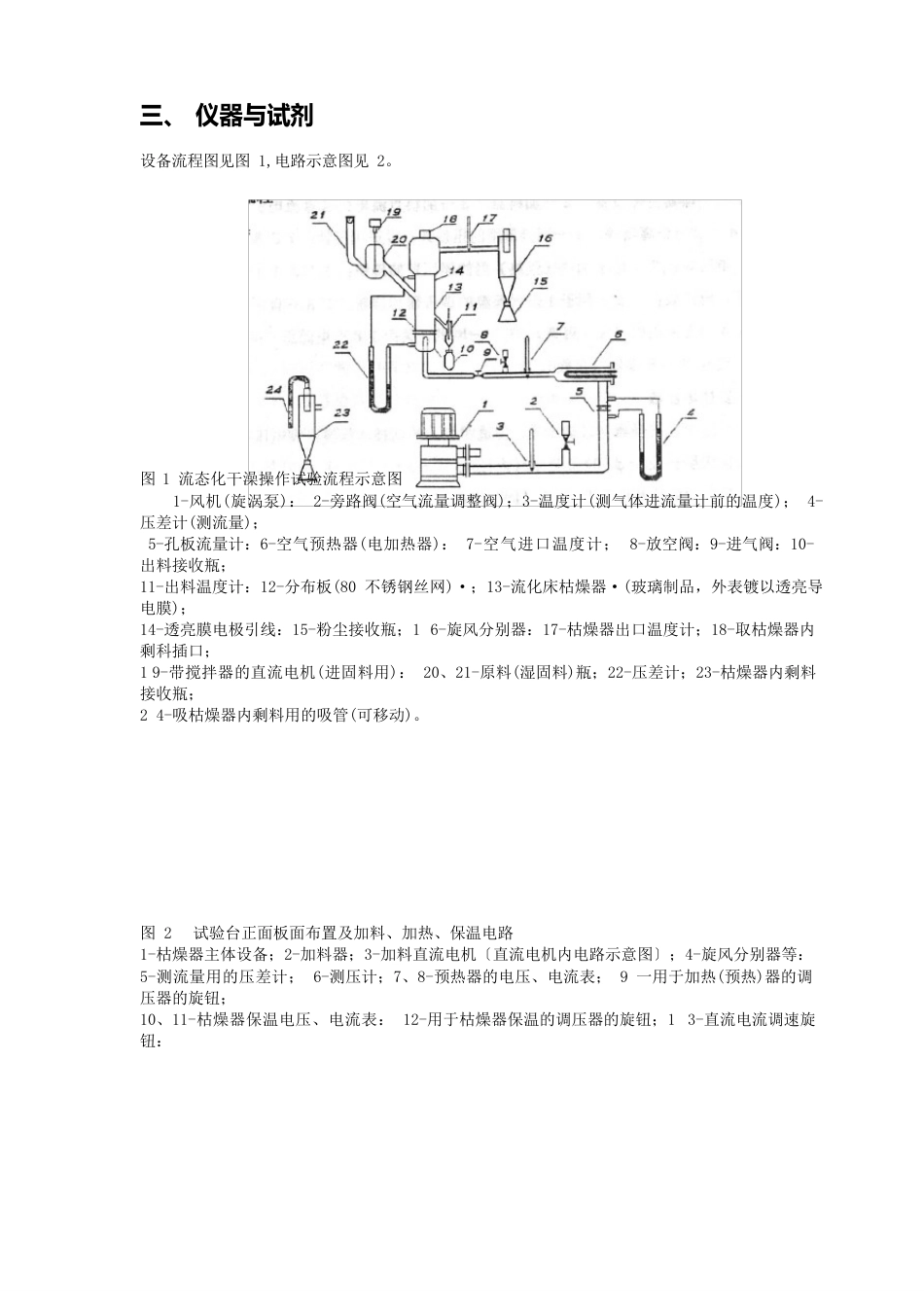 流化床干燥实验报告_第3页