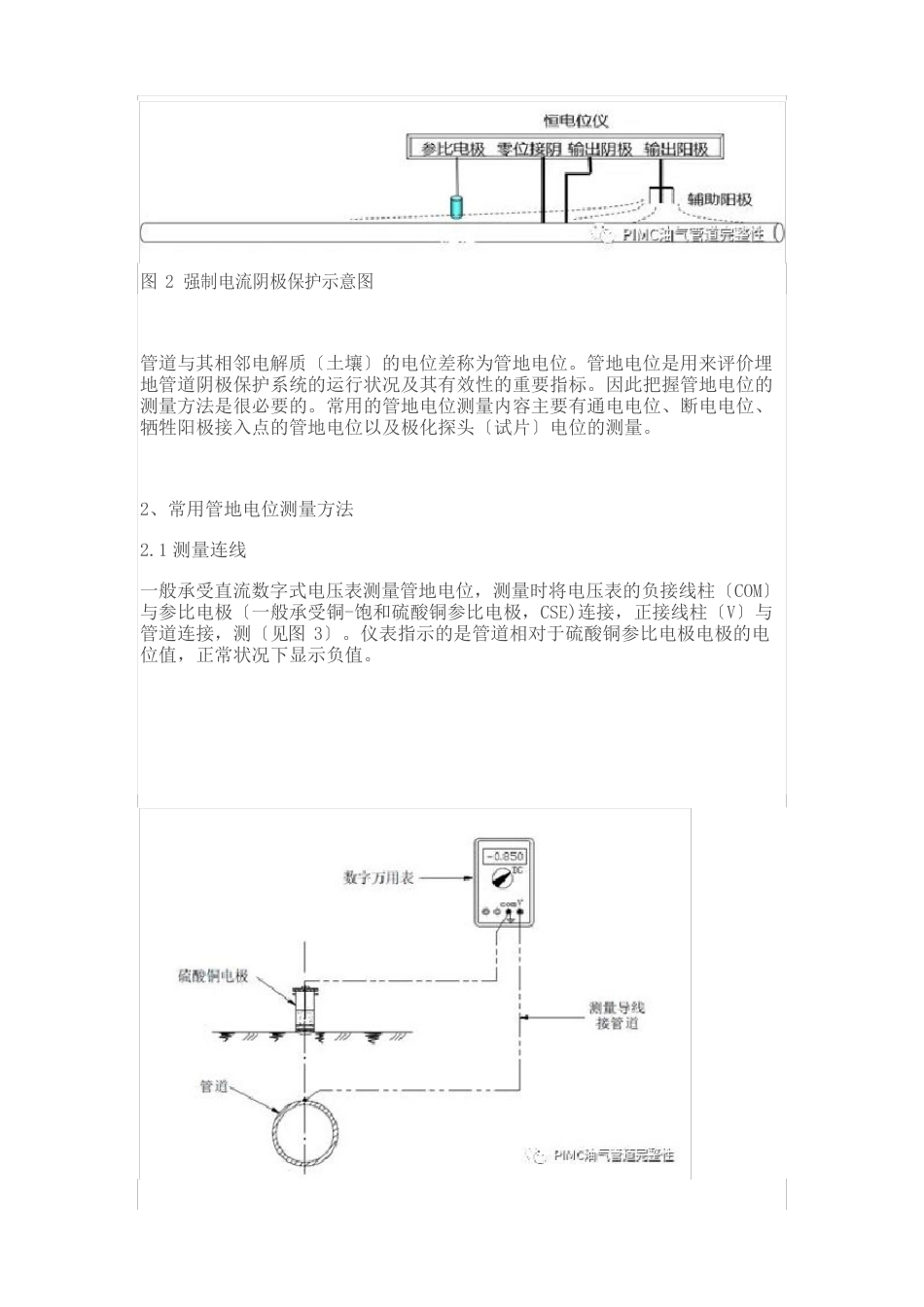 埋地油气管道阴保电位测量方法(附图)_第3页