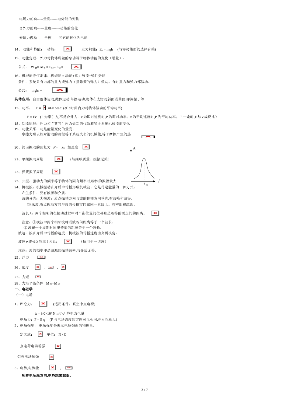 高中物理公式大全(整理版)[共7页]_第3页