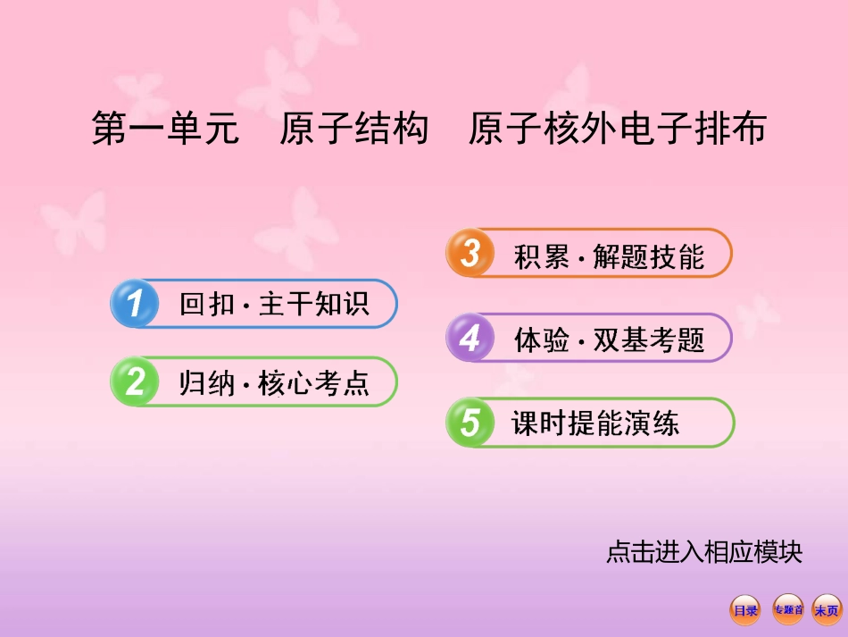 高考一轮化学课件：5.1原子结构--原子核外电子排布(苏教版)._第1页