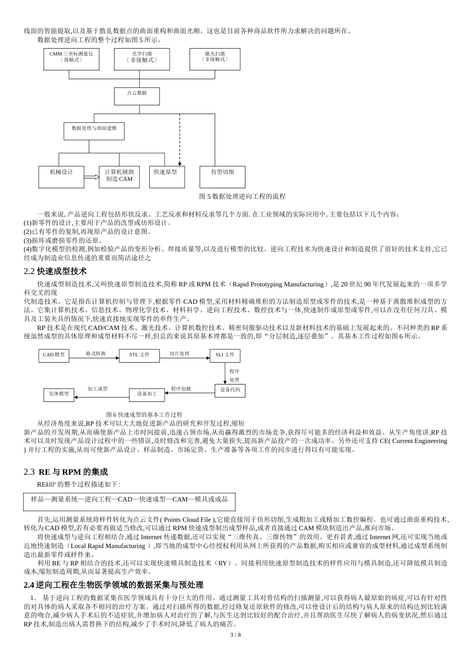 逆向工程在生物医学工程的应用研究毕业论文_第3页