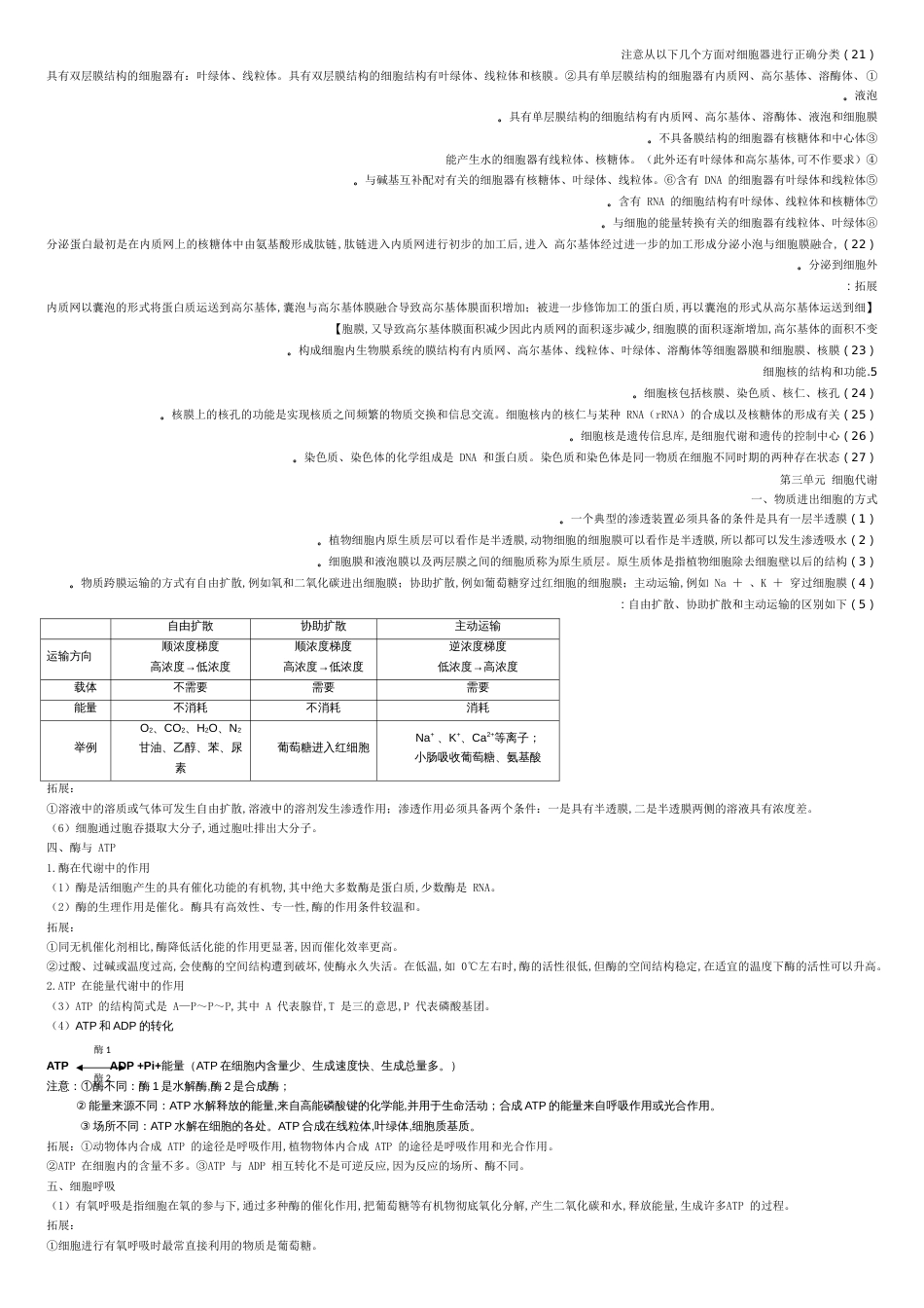 高中生物知识点必背总结[共12页]_第3页