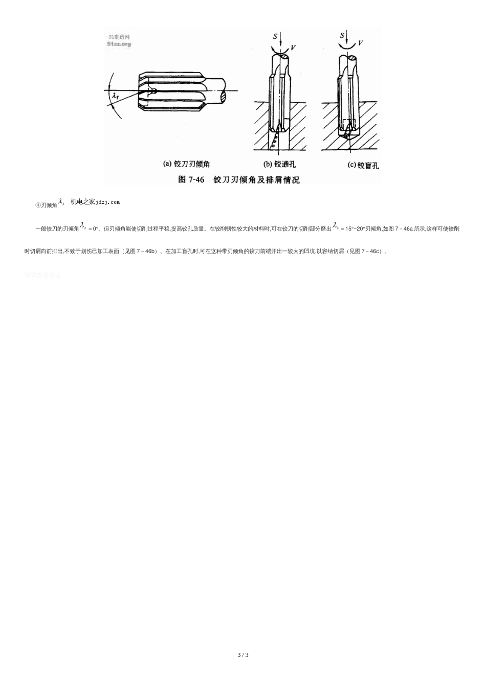 铰刀的结构及其工艺特点_第3页