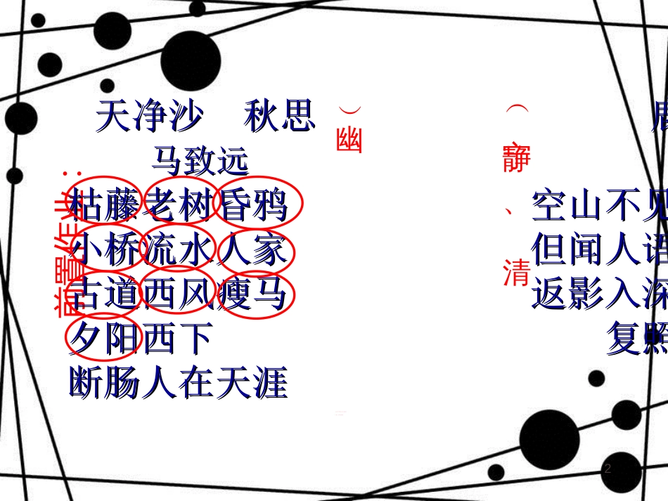 诗歌鉴赏-高考复习专题系列_第2页