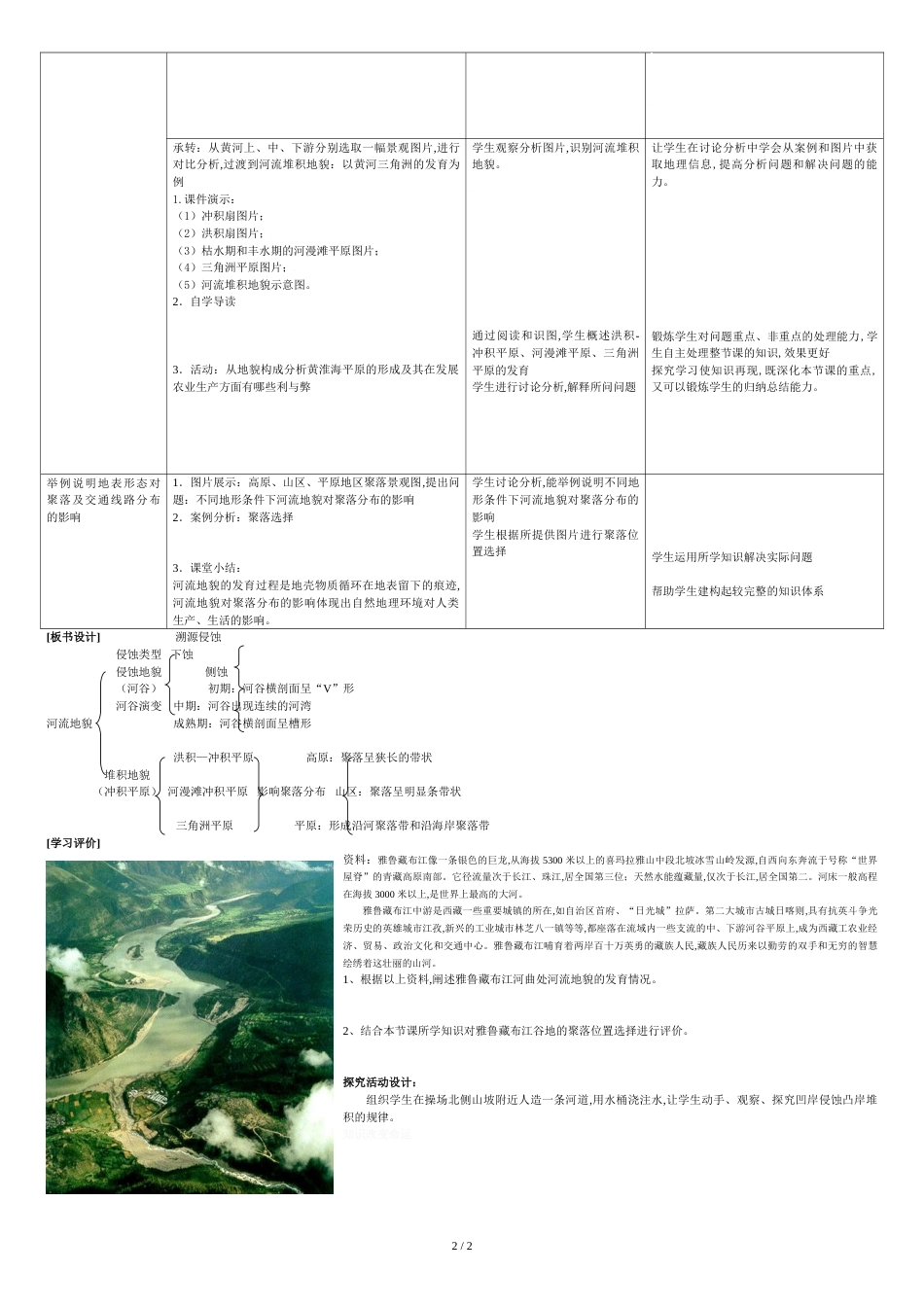 高中地理4-3河流地貌的发育教学设计(北京新课程培训顺义区)新课标人教版必修1_第2页