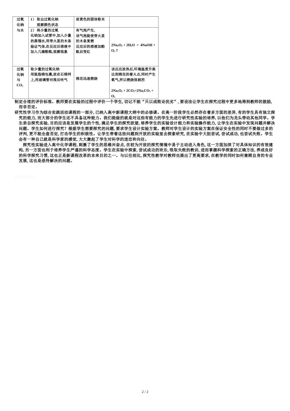 如何进行钠及其化合物性质的实验探究_第2页