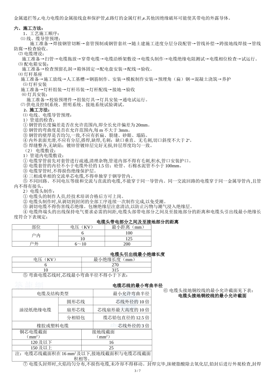 市政工程电力、照明施工方案..[共12页]_第3页