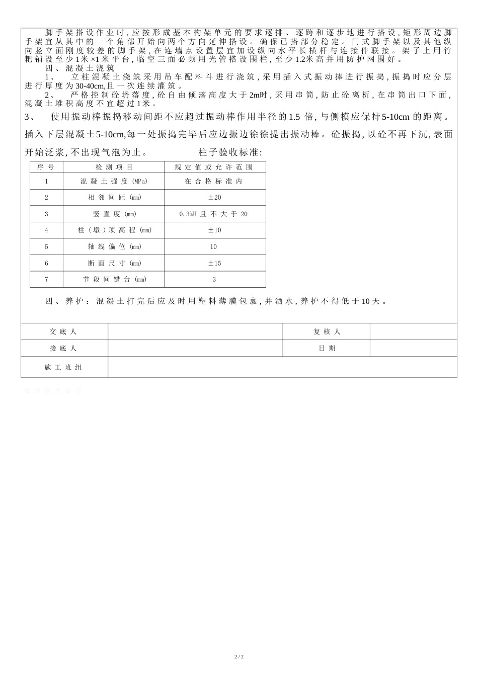 立柱施工技术交底[共3页]_第2页