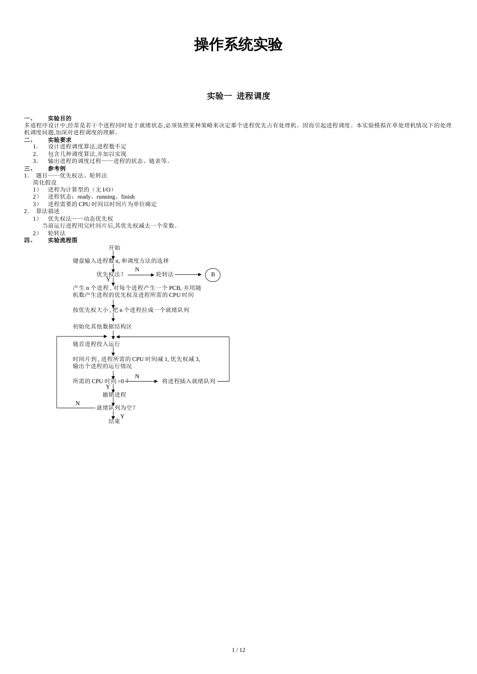 江苏科技大学操作系统实验[共13页]_第1页