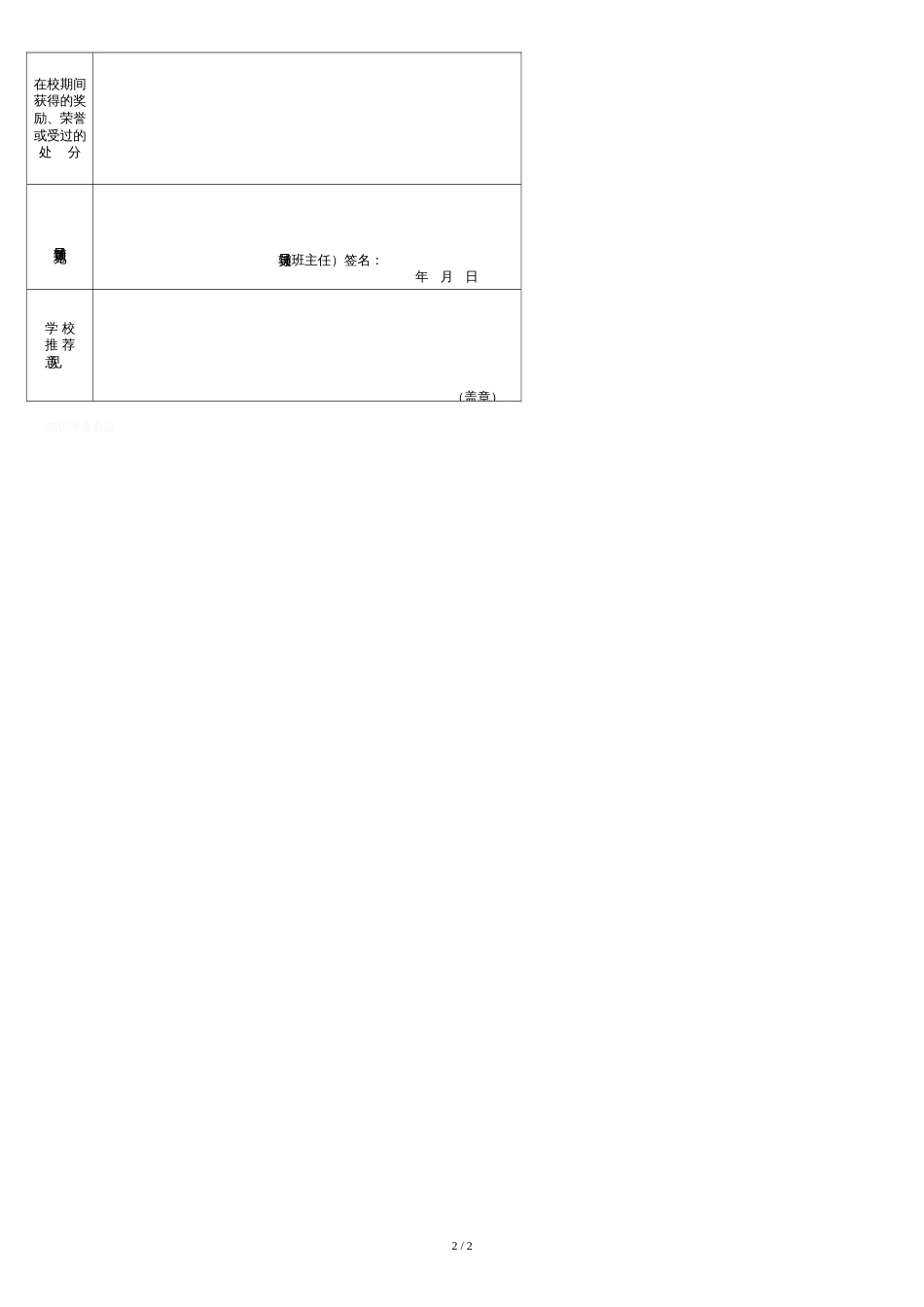 就业推荐表模板下载[共2页]_第2页