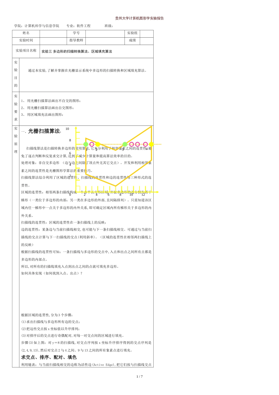 多边形的扫描转换算法、区域填充算法_第1页