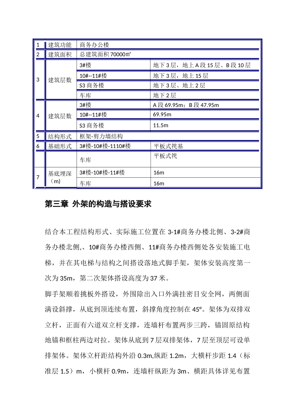 室外电梯防护架搭设施工方案[共21页]_第3页