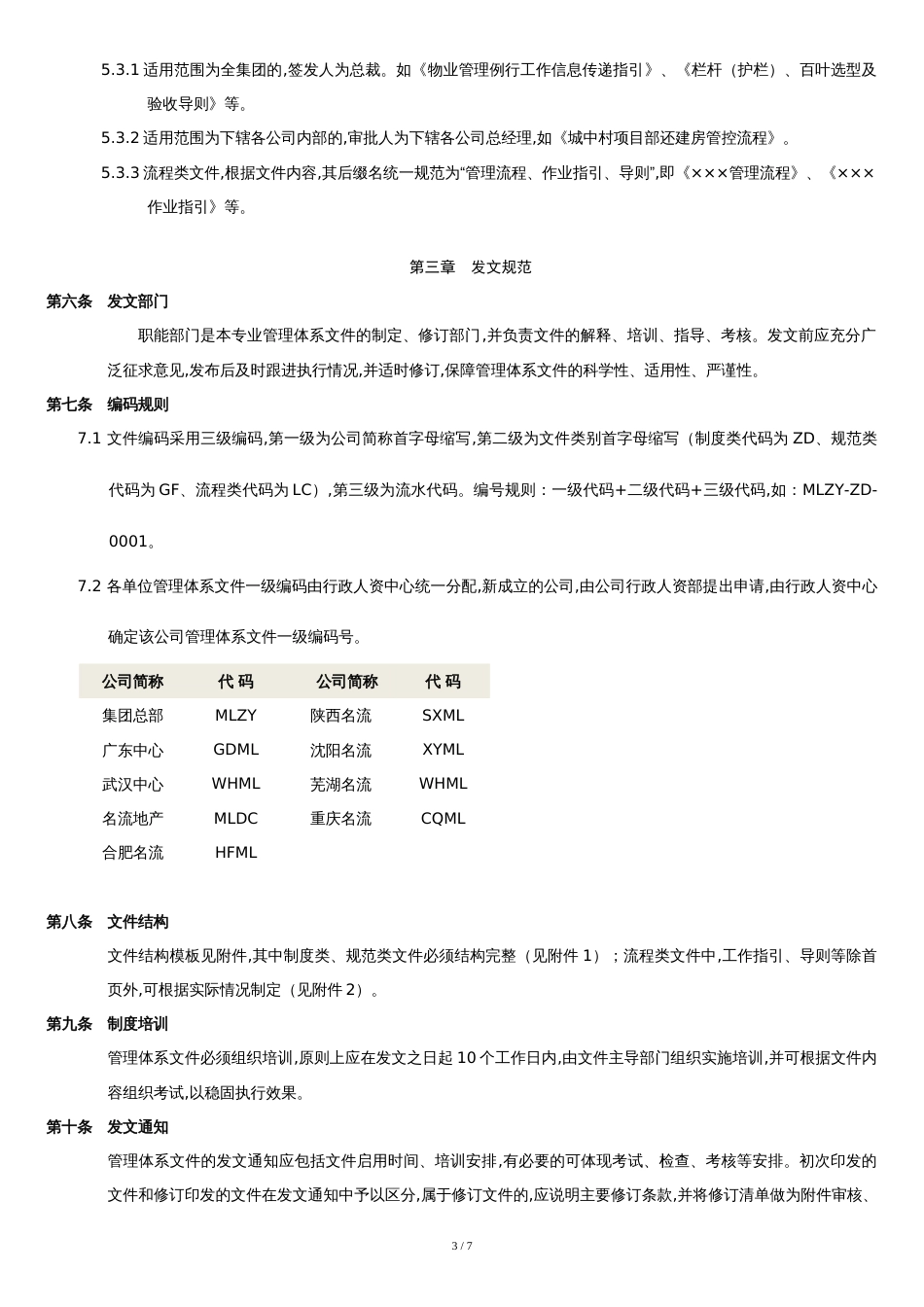 管理体系文件发文规范[共7页]_第3页