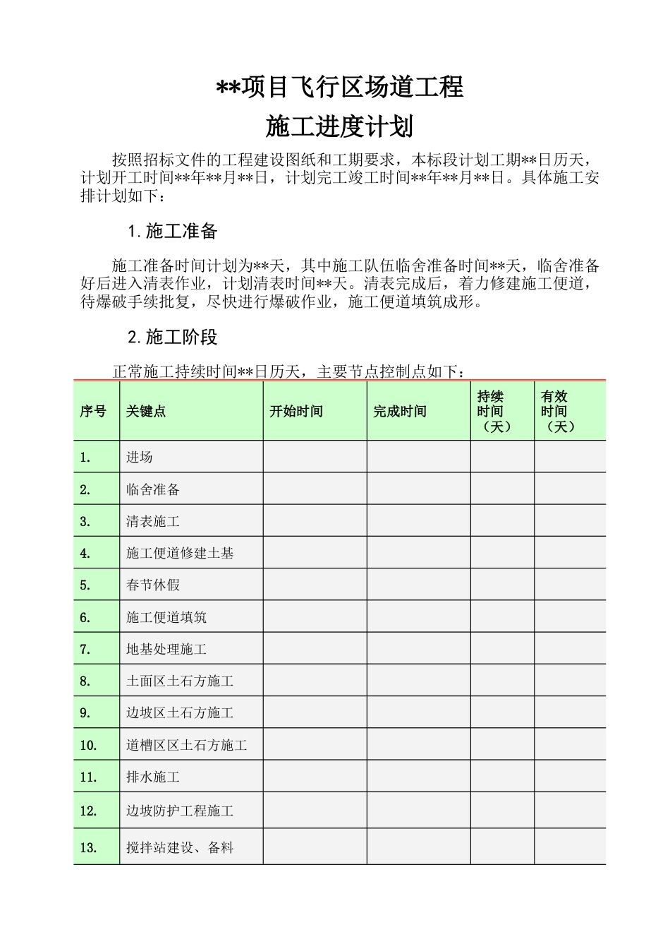 工程施工计划样本[共5页]_第1页