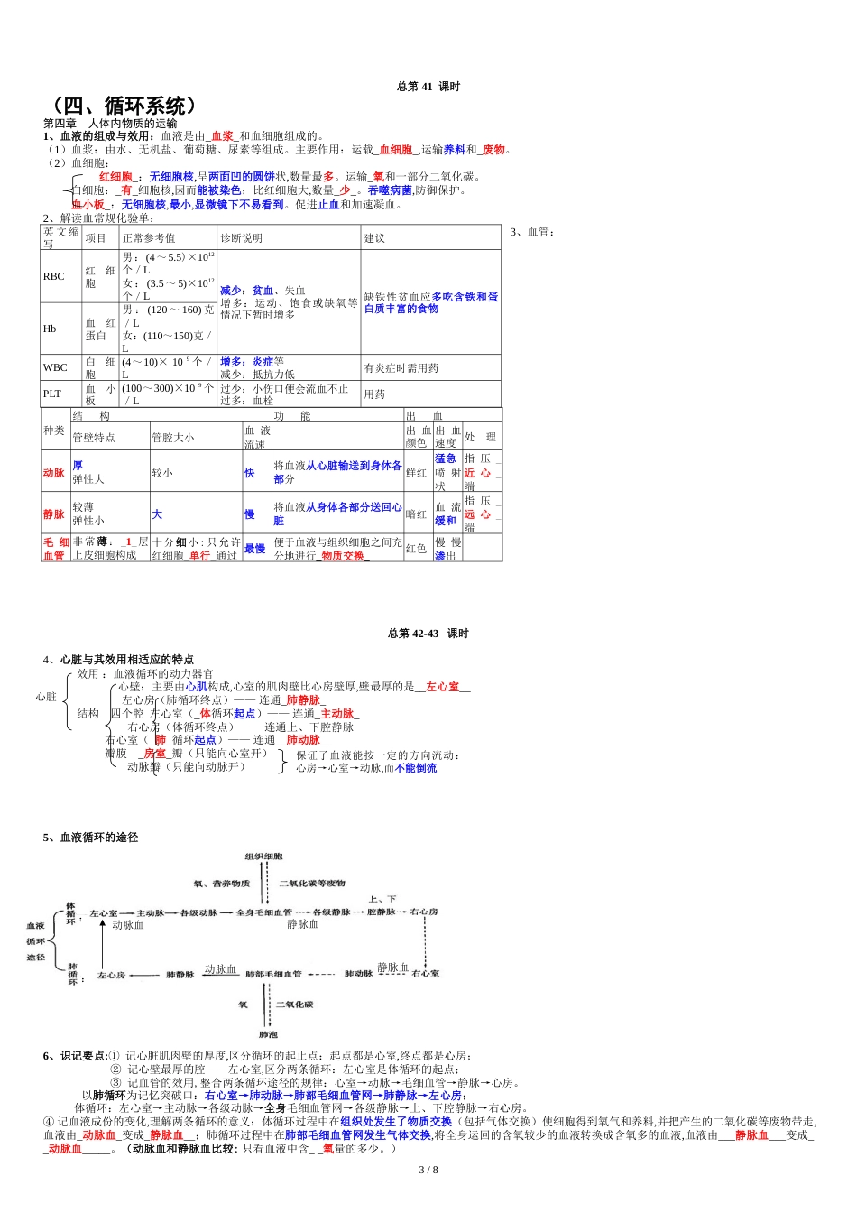 生物七年级下复习教案[共9页]_第3页