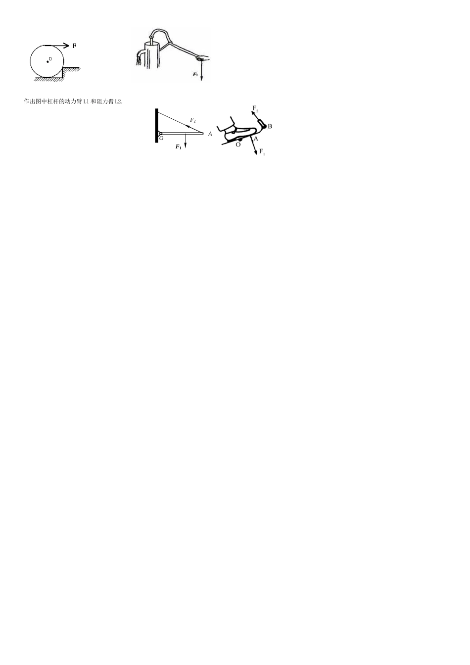 初中物理力学作图专题[共4页]_第3页