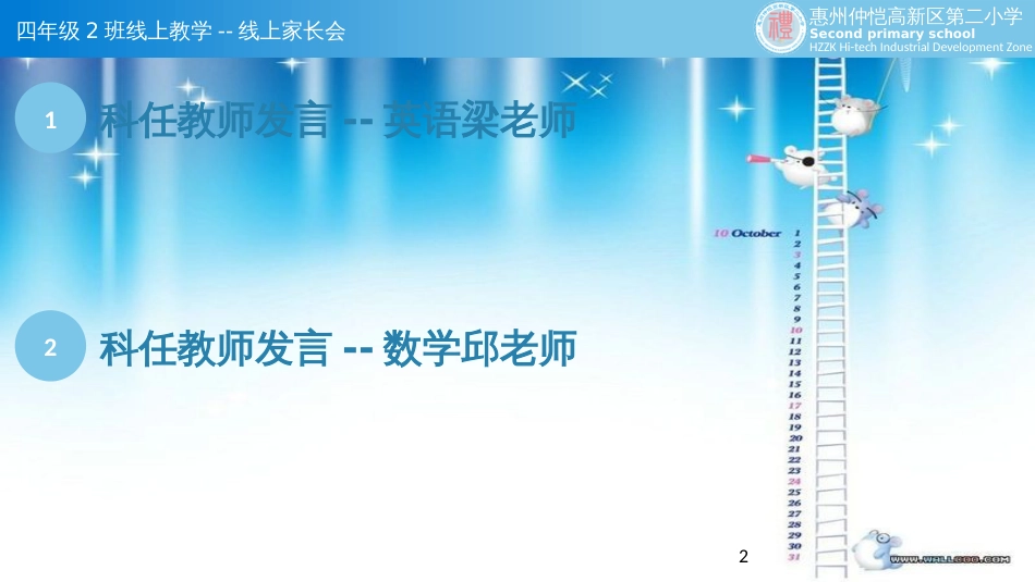 四年级线上家长会PPT_第2页