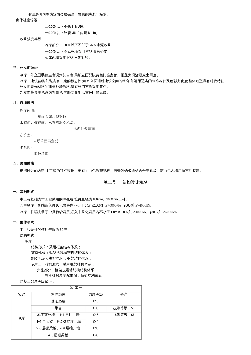 冷库施工组织设计[共15页]_第3页