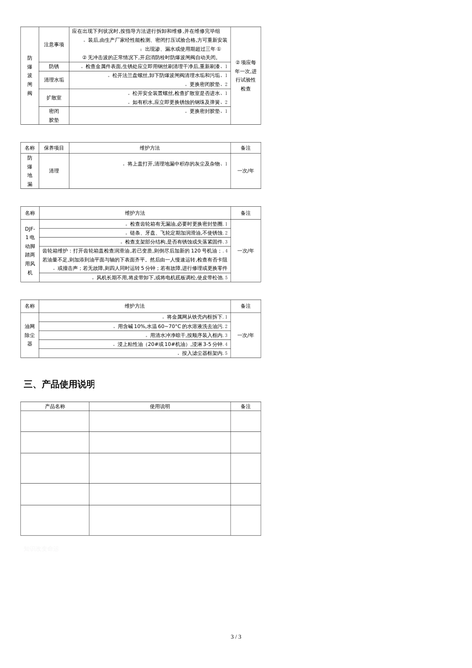 人防工程防护设备维护保养管理制度[共9页]_第3页