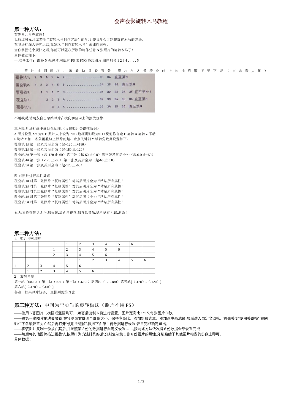 会声会影旋转木马教程_第1页