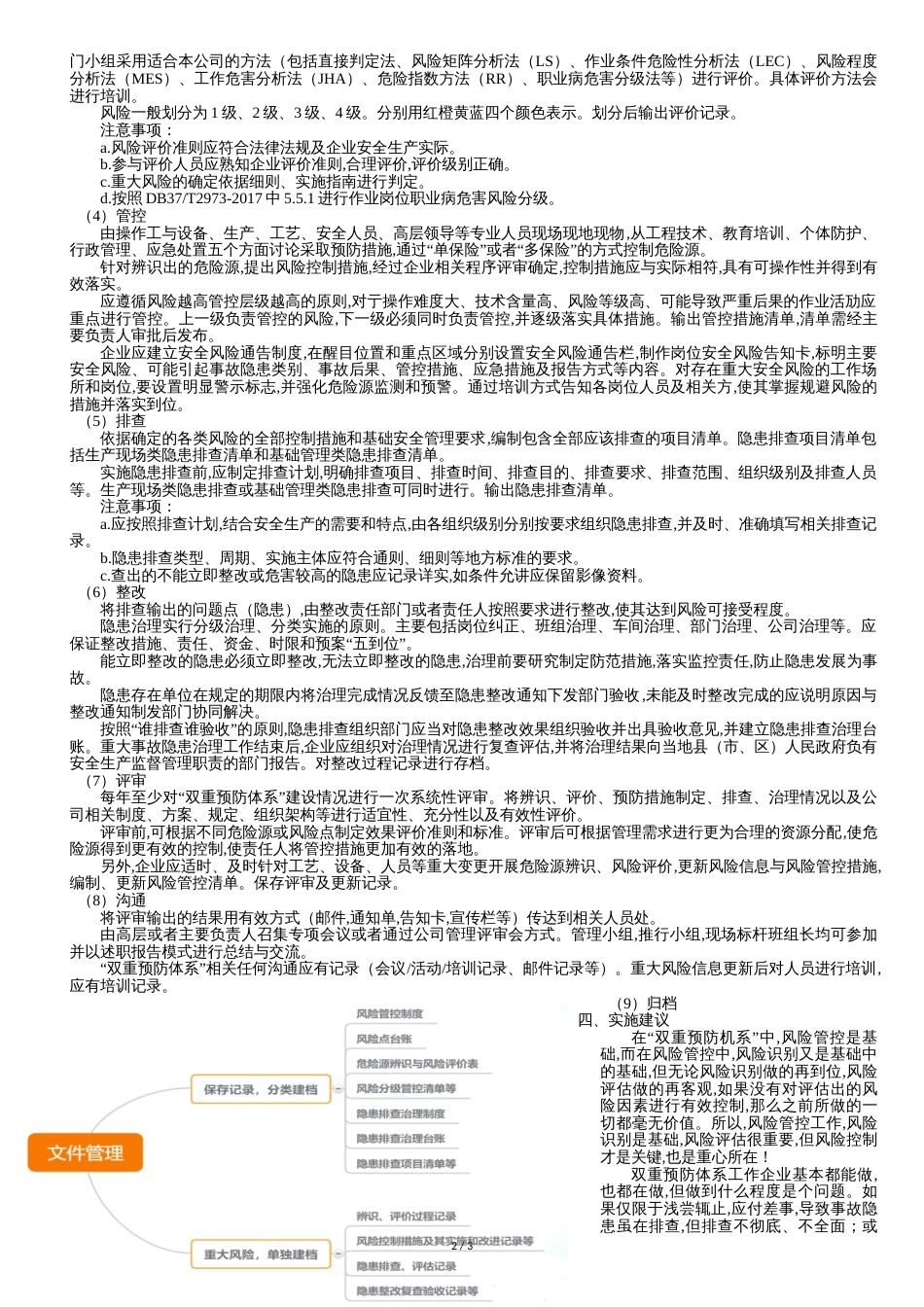 企业安全生产双重预防体系建设实施工作方案[共4页]_第2页