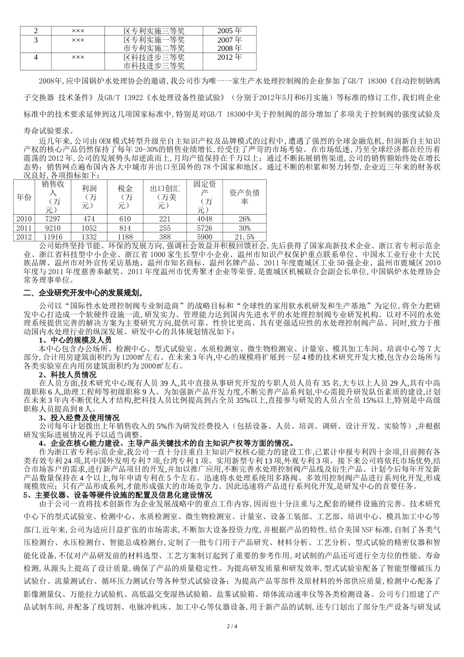 企业研究开发中心建设发展规划及实施方案(参考)[共6页]_第2页