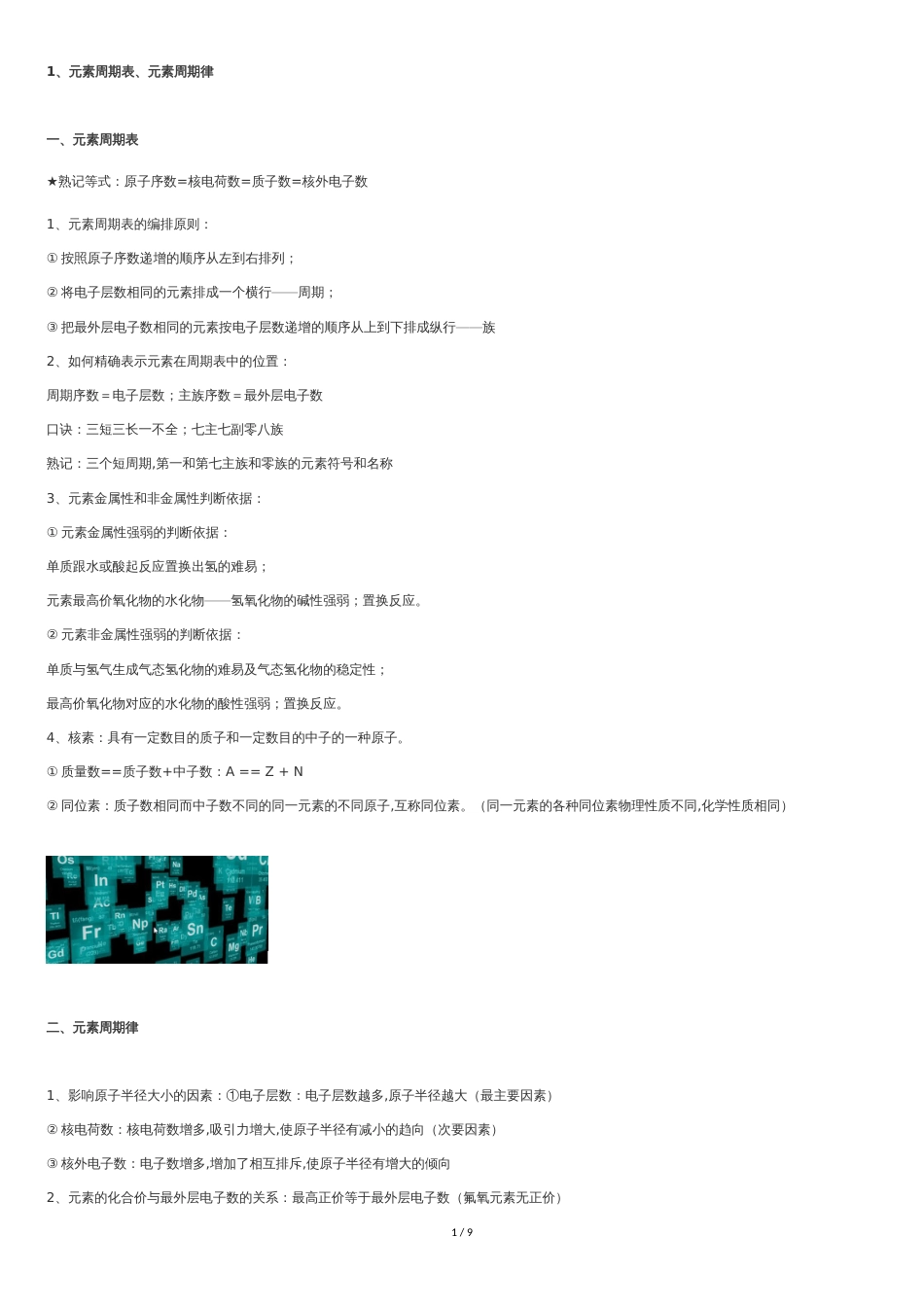 化学必修二知识点总结[共7页]_第1页