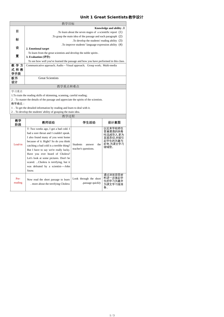 Unit-1-Great-Scientists教学设计[共4页]_第1页